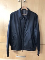 **SALE** ASOS Reversible Light Black And Striped Coach Zip Up Jacket