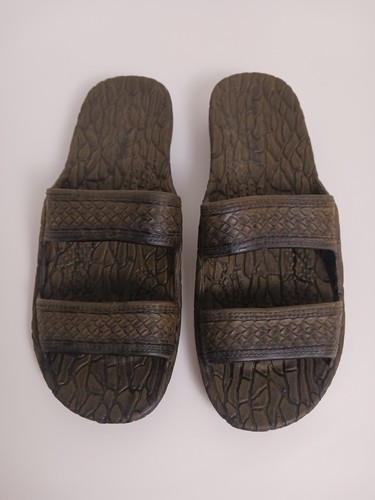 Pali Hawaii Brown Waterproof Slides Women Size 9 - Picture 4 of 10