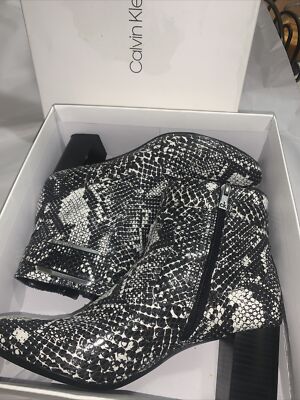calvin klein womens high heels boots In Good Condition Not Used Much