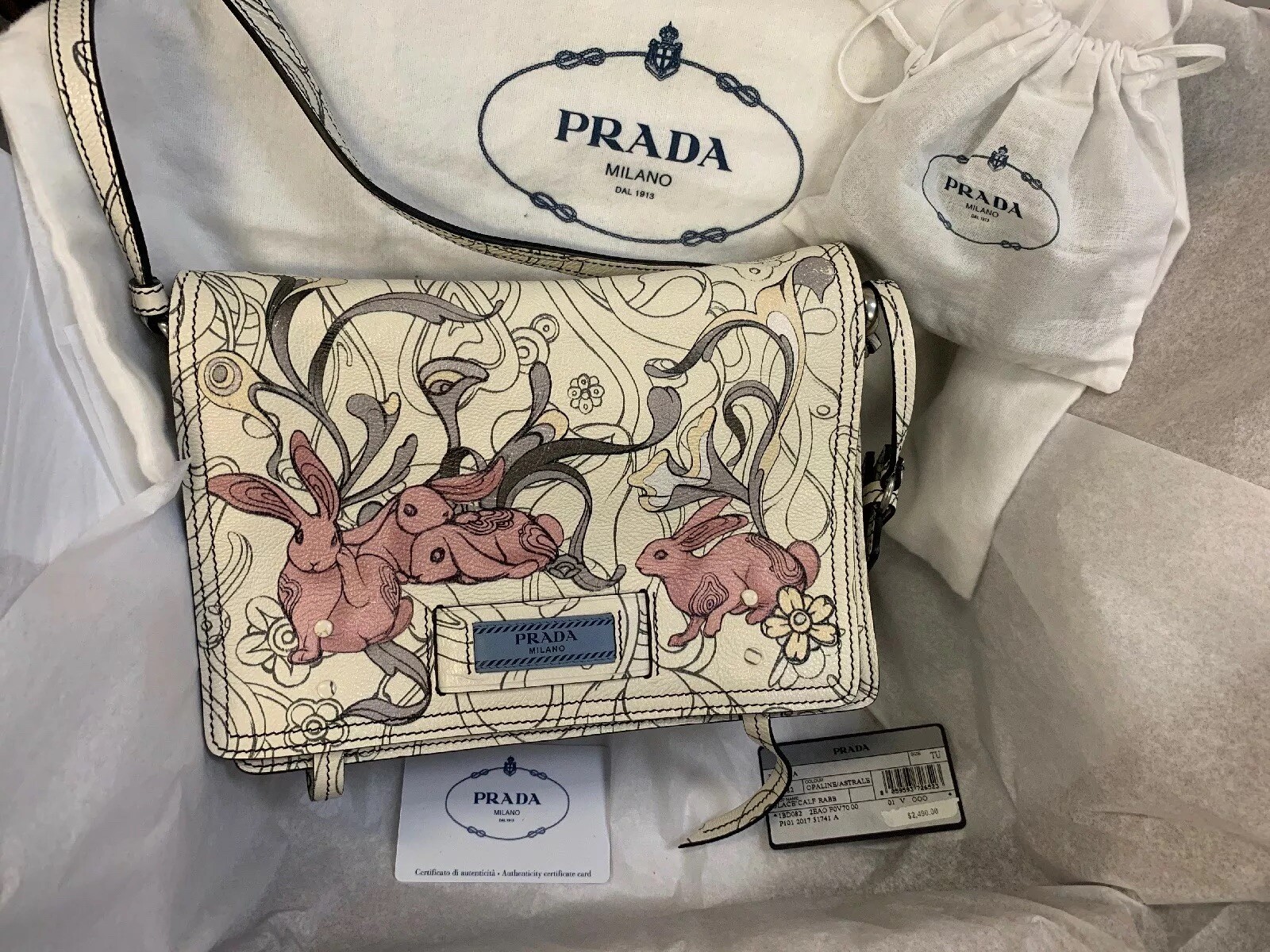 prada bunny bag