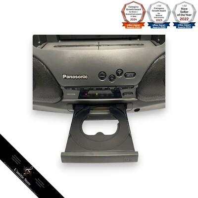 Panasonic RX-DT707 ポータブルステレオCDシステム Panasonic RX-DT707 RXDT707 CD Headphone Jack Cassette Radio