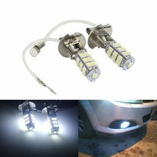 2x H3 25 SMD LED Front Fog Headlight Driving Daytime Running Light Lamp Bulb DRL
