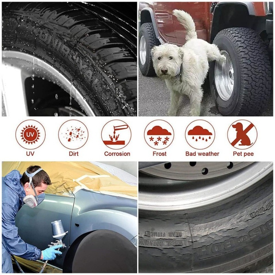 Universal Tire Wheel Cover Multifunctional Tyre Storage Bag for Camper