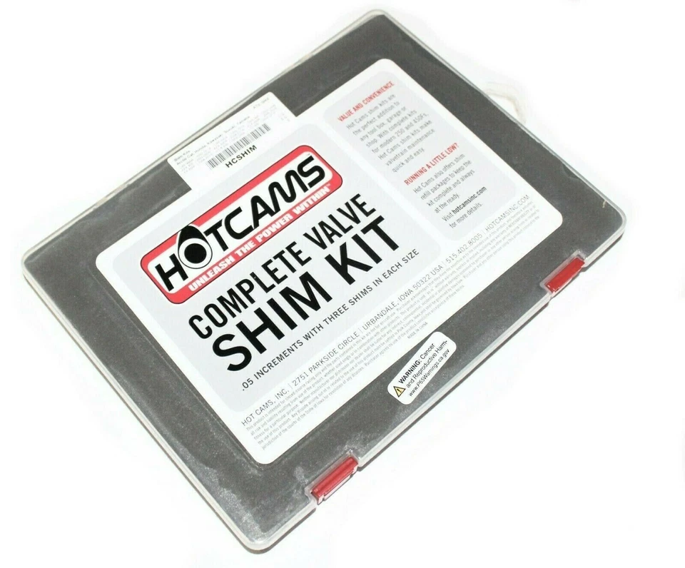 Kit de calços YFZ450 2004-2016 Yamaha YFZ 450 válvula HOT CAMS 9,48mm 141 calços APU - Imagem 2 de 4