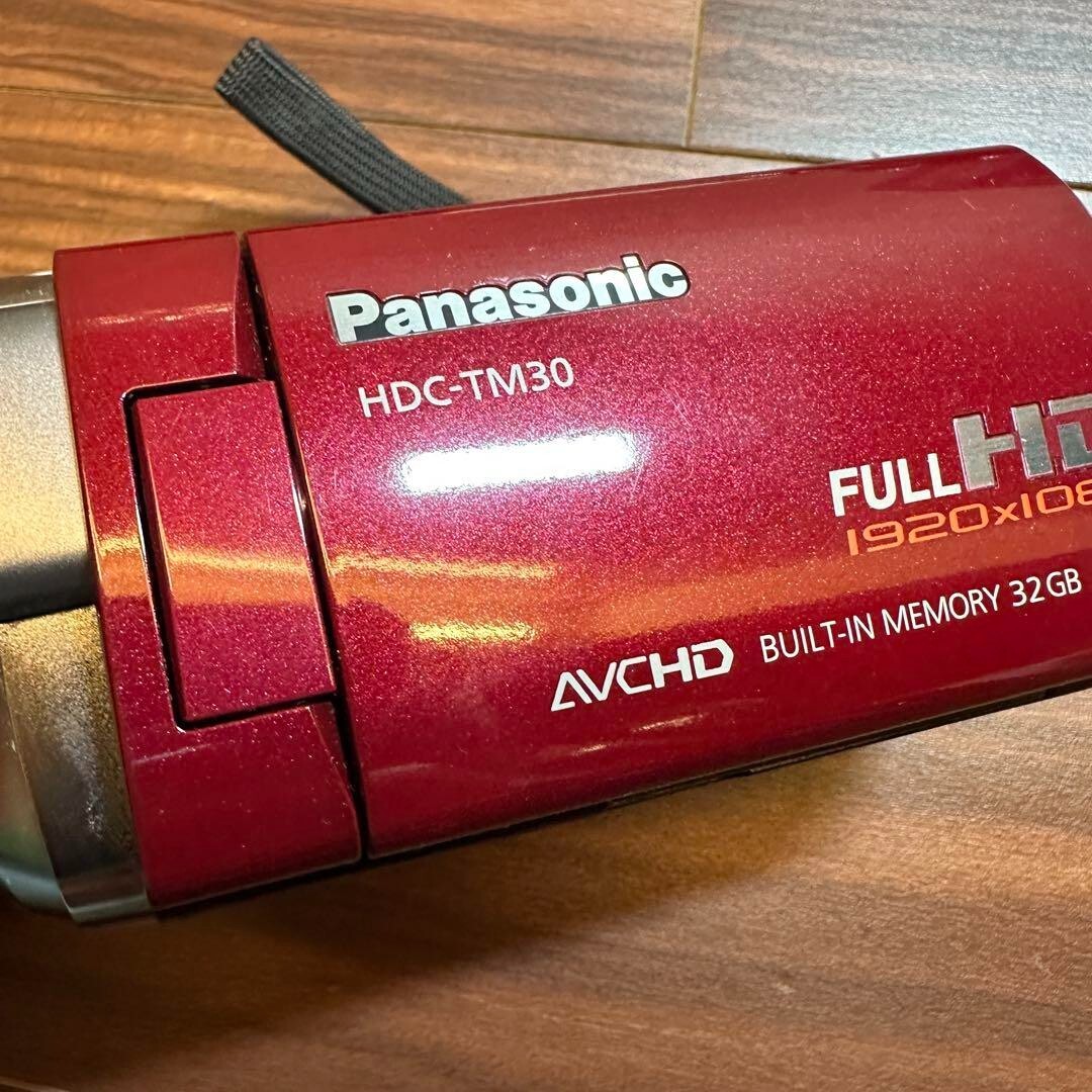 Panasonic HDC-TM30 レッド Amazon.co.jp: パナソニック デジタルハイビジョンビデオカメラ
