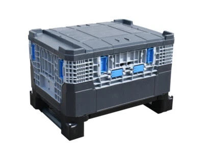 ACKRUTAT UTZ KLAPA klappbare Palettenbehälter 800x600x530mm Lagerbox 144 Liter Kunststoff