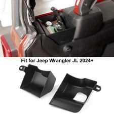 2Pcs Cargo Trunk Side Storage Box Organizer Tray for Jeep Wrangler JL JLU 2024+