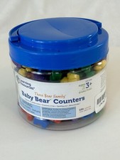 Baby Bear Counters- 102 Pieces, Grades Pre-K Toddler Learning Toys Free Ship 