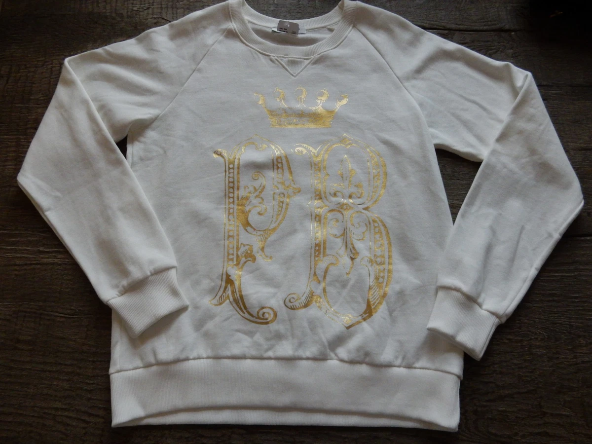 Uitrusting fragment Gooey Men&#039;s Pierre Balmain Gold Crown &#034;PB&#034; Long sleeve Crewneck  Sweatshirt 52 (42) L | eBay