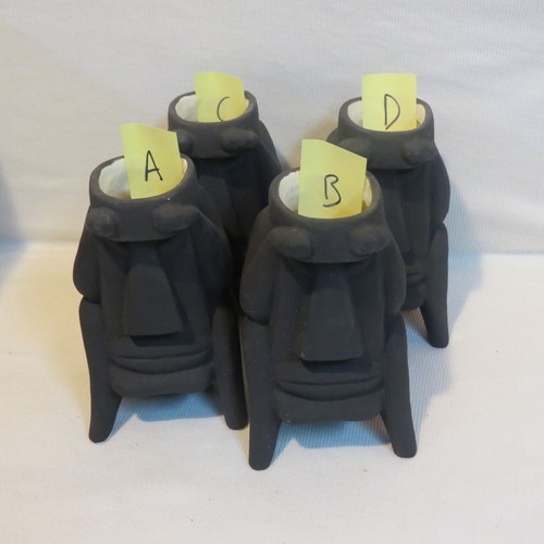 Original VINTAGE TRADER VIC Suffering Bastard Mai Tai Joe Matte Black TIKI MUG B - Picture 9 of 9
