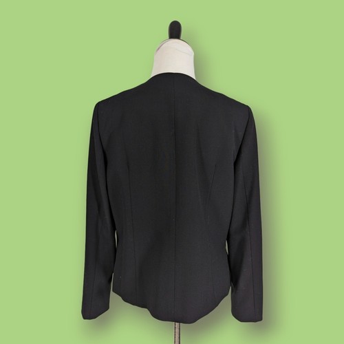 Tahari ASL Women's Petite 6 Colorblocked Flyaway Blazer - Picture 2 of 5