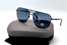 HARLEY-DAVIDSON Polarized Aviator Sunglasses HD0949X 02D 62-13 Large Black Frame