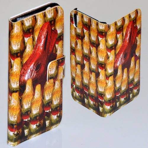 For LG Series Mobile Phone - Easter Bunny Theme Print Wallet Phone Case Cover #1 - Picture 4 of 11