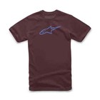 Alpinestars Ageless Short Sleeve T-Shirt Men Casual wear tee -Maroon Blue