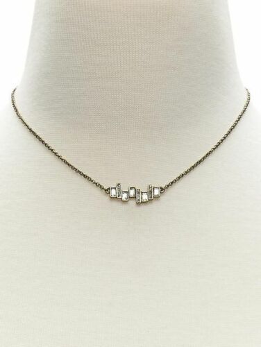 Banana Republic Women's Baguette Delicate Necklace NWT 49.99 - Picture 1 of 2