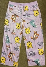 Disney Winnie The Pooh Purple Pajama Pants - New - Large