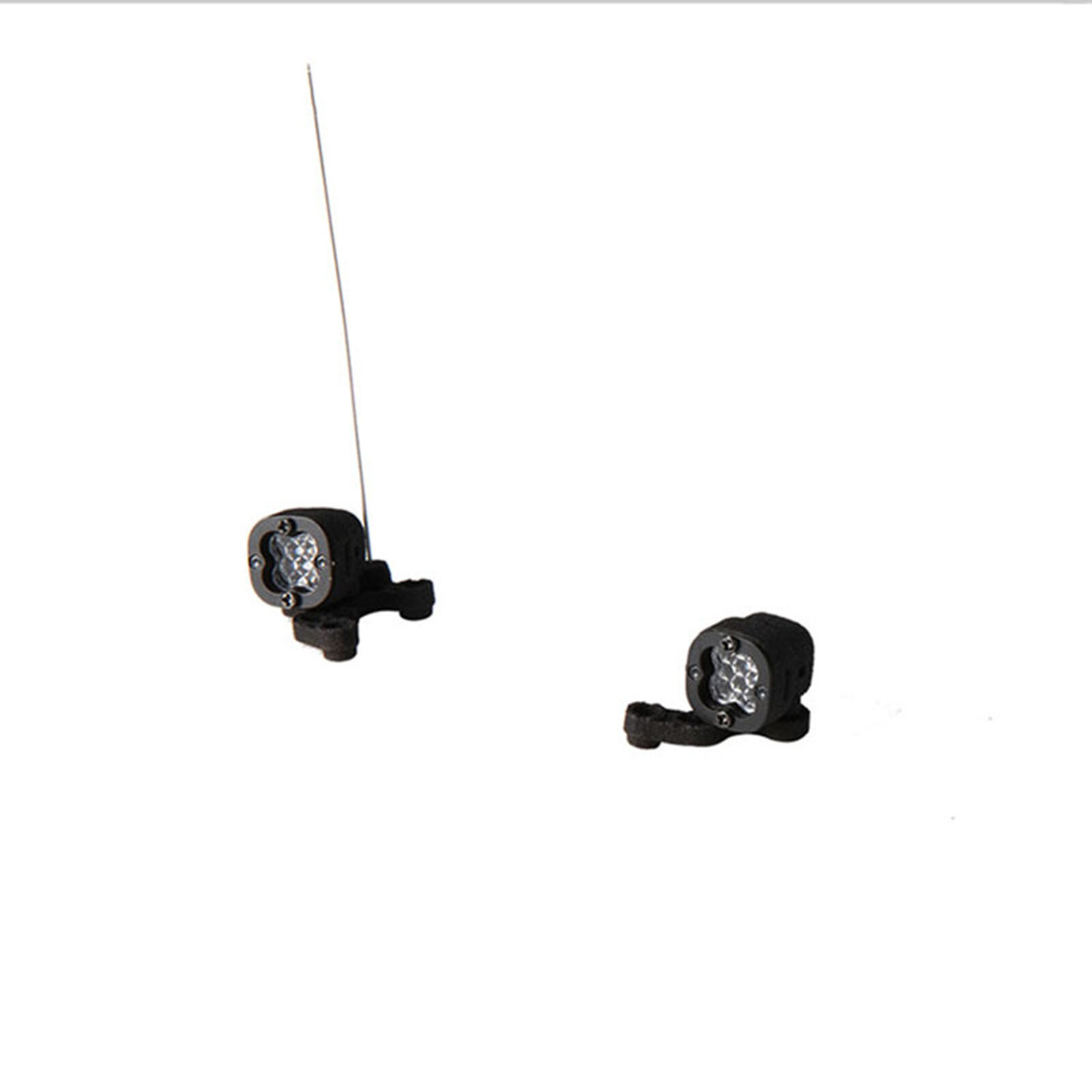 Simulation Spotlight LED Antenna Parts for SCX24 TRX4M 1:18 1:24 Scale RC Cars