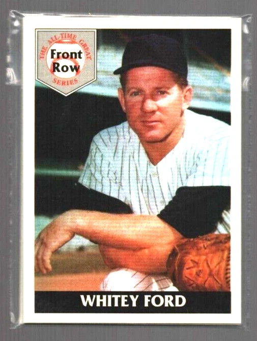 1992 All-Time Greats Series Front Row Baseball Card Set Whitey Ford w/COA #