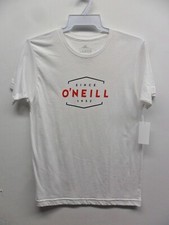 O'Neill Boy's S/S T-Shirt DUG - White - Large - NWT - LAST ONE LEFT