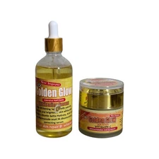 Golden Glow Intensive Whitening Serum And Vitamin C Brightening Face Cream