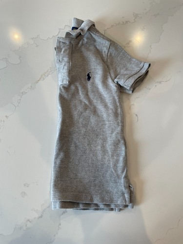 Boys Ralph Lauren Grey 4T Polo Classic Collared T-Shirt - Picture 3 of 3