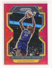 OLIVIA NELSON-ODODA 2022 PANINI PRIZM WNBA PRIZMS RED #198 #/199 CONNECTICUT SUN