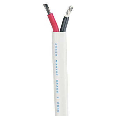 Ancor 121925 Standard Duplex Cable Flat 18/2 Awg 2 X 0.8Mm² Red/Black 250'