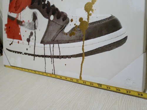 Design District Studio Art (Jordan 1) "No Guts No Glory" 28×20×1.5 New - Picture 4 of 11