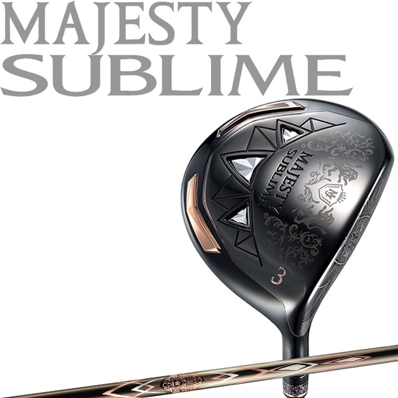 MAJESTY maruman Golf Japan SUBLIME Men's Black FAIRWAY WOOD
