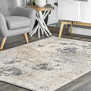 NuLOOM Chastin Modern Abstract Area Rug in Beige Modern/Contemporary Abstract - Click1Get2 Promotions