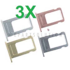 Lot of 3 iPhone 6S 4.7 iPhone 6S Plus 5.5" Sim Tray Nano Sim Card Tray