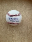 ANDRE DAWSON HOF THE HAWK SIGNED GAME BASEBALL CHICAGO CUBS AUTO MLB JSA COA