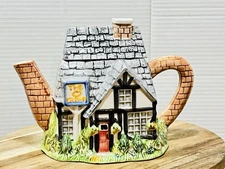 Vintage OCI Omnibus Ceramic "The Crown" House Pitcher H- 6.75" L- 9"   Ex Cond