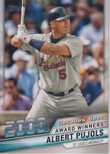 2020 Topps #DB-81 Albert Pujols Decades' Best (Series Two)