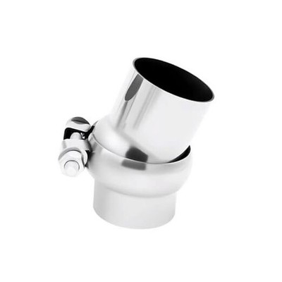 20 Degree Adjustable SS304 Stainless Steel Bend Tube Exhaust Elbow 2.5 Inch