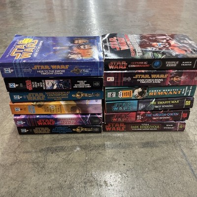 Lot of 12 STAR WARS Paperback Books Vtg 1990s Deltas Bantam