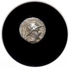 KINGDOM of BACTRIA. Eucratides I, 170-145 B.C. Silver Obol, NGC XF
