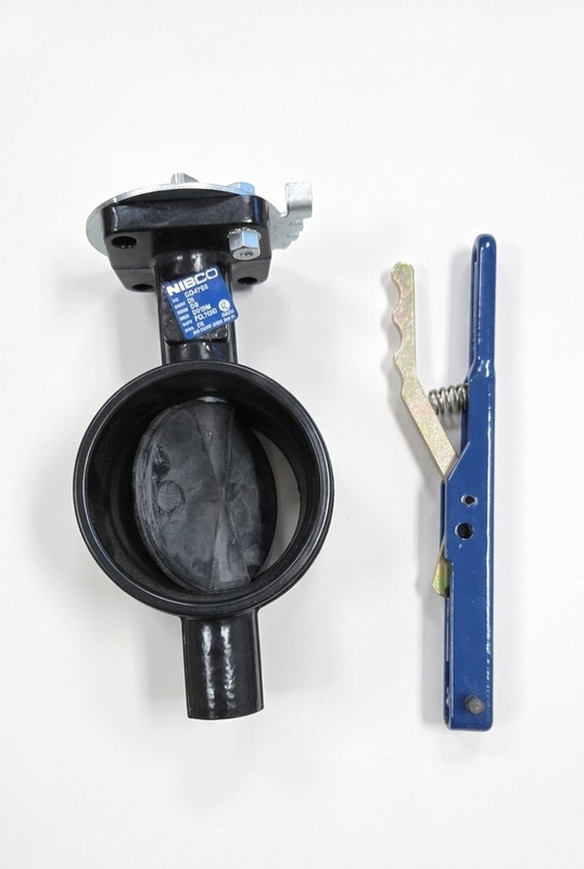 ​NIBCO GD-4765-3 4" Grooved Butterfly Valve 300 PSI EPDM SS Lever-Lock Iron NEW