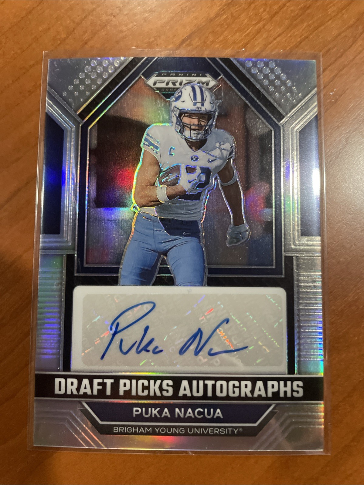 2023 Panini Prizm Draft Picks - Draft Picks Autographs Puka Nacua #DPA-PNU (AU,