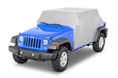 MasterTop 11120409 5 Layer Full Door Cab Cover Gray for 07-18 Wrangler JK 4DR