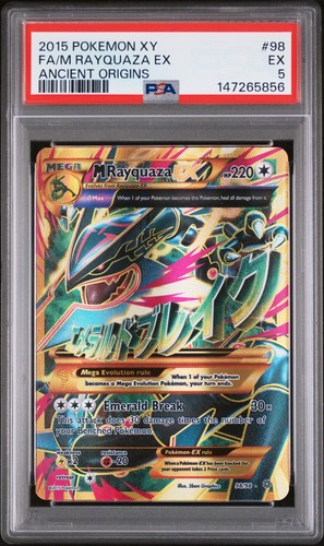 M Rayquaza-EX graded PSA 5 for sale on eBay