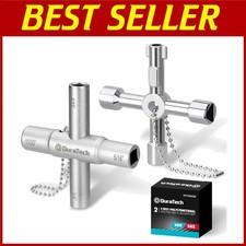 4 Way Sillcock Key Set, 2-Pack - Multi-functional Water Key