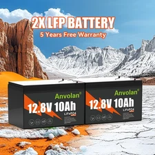 1X 2X10Ah 12V Lithium Battery LiFePO4 Battery Rechargeable for Solar Ride-on Toy