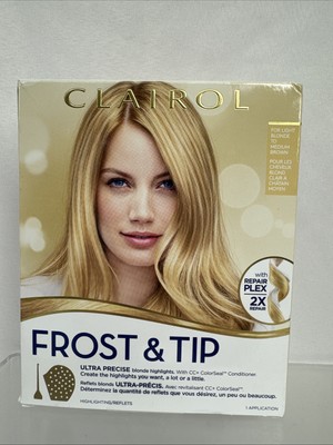 Clairol Nice n Easy Frost & Tip Highlights Light Blonde Medium Brown COMBINESHIP