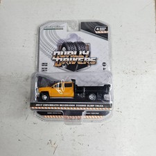 GreenLight Dually Drivers 1/64 Scale 2017 Chevrolet Silverado 3500HD Dump Truck