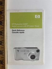 2000s HP Photosmart M407 Camera Instruction Owners Manual Guide Vintage