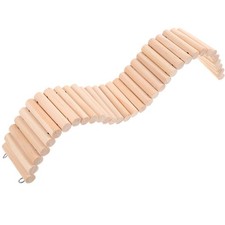  Hamster échelle en bois jouet Cage pour animaux de compagnie petite échelle