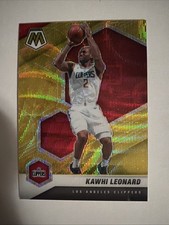 2020-21 Panini Mosaic - Kawhi Leonard #144 Gold Wave Mosaic Prizm