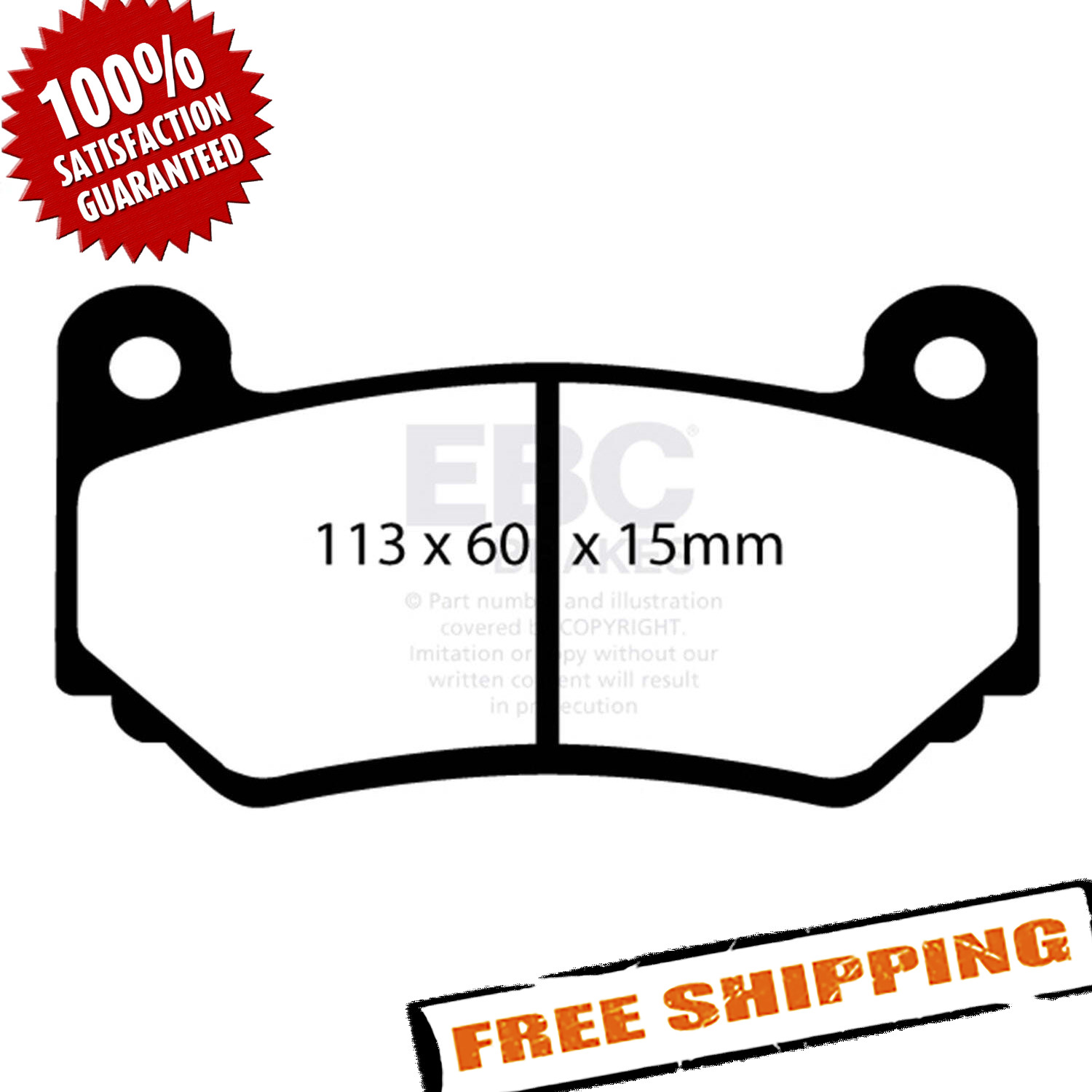 EBC DP41377R Yellowstuff Front Aramid Fibers Brake Pads for 08-12 Lotus Exige