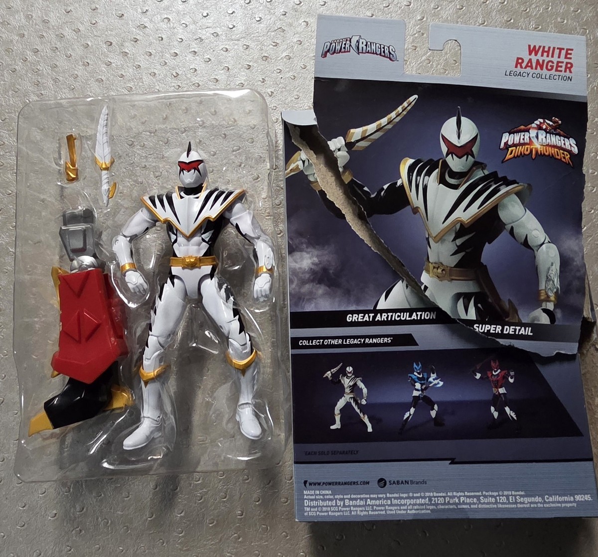 White Dino Thunder Power Rangers Legacy 6